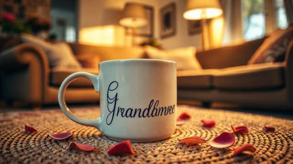 Cadeaux originaux : un mug personnalisé pour votre mamie